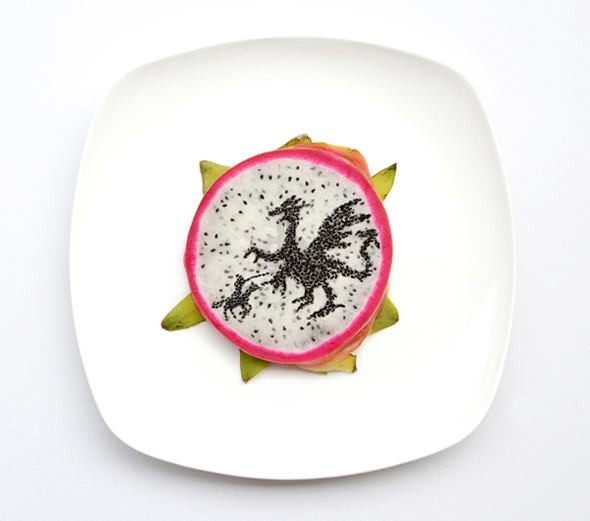 Saw a dragon in my dragon fruit today