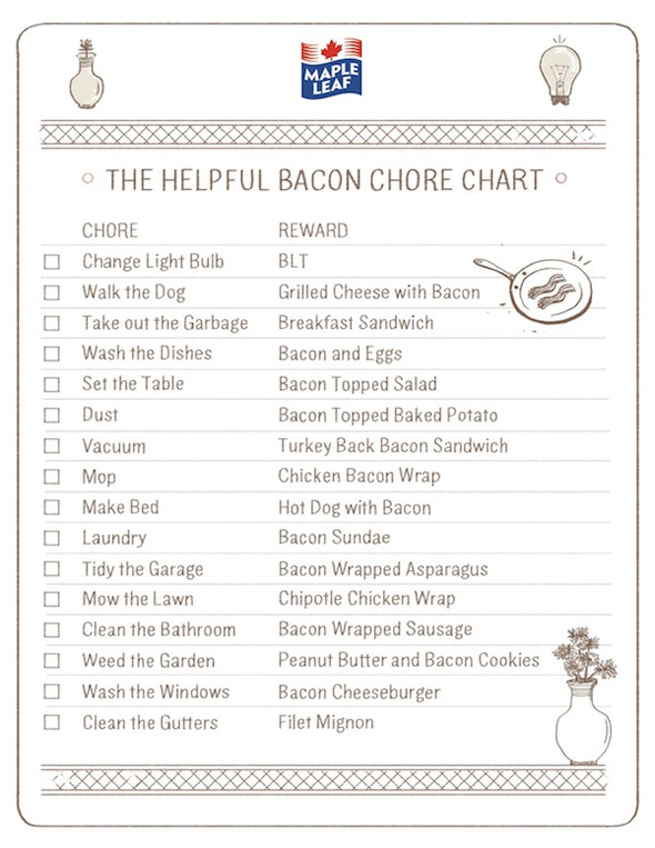 bacon-chore-list