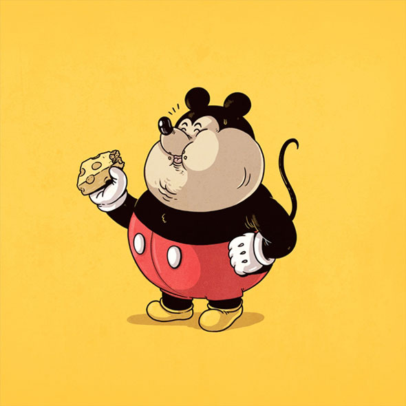 Famous Chunkies, Pop Culture Characters Get Fat | Foodiggity